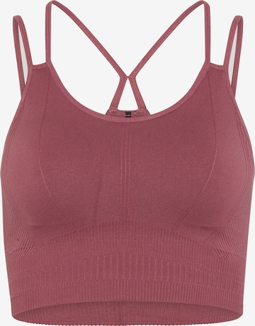 Born Living Yoga Sports top 'Kamay' in Pink: front