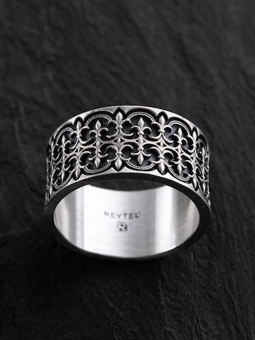 REYTEL - Anillo 'GOTHIC FLEUR DE LIS' en plata