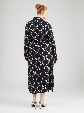 Vero Moda Curve Blousejurk 'VMCBrina' in Zwart
