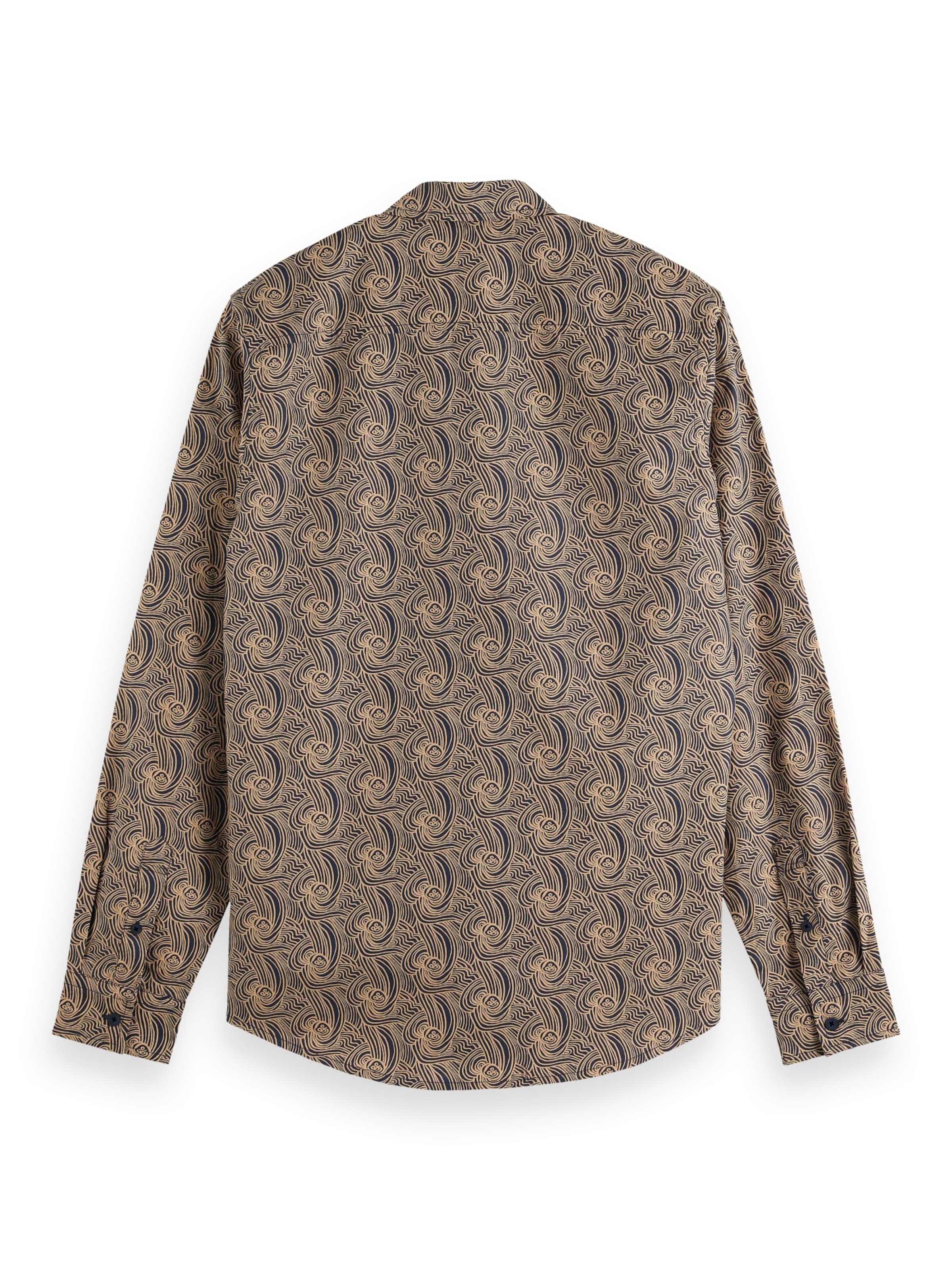 SCOTCH & SODA Regular Fit Hemd in Beige