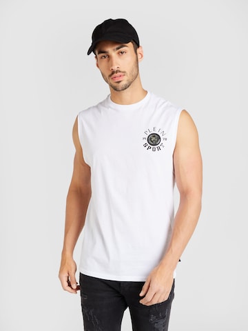 Plein Sport Μπλουζάκι σε λευκό: μπροστά