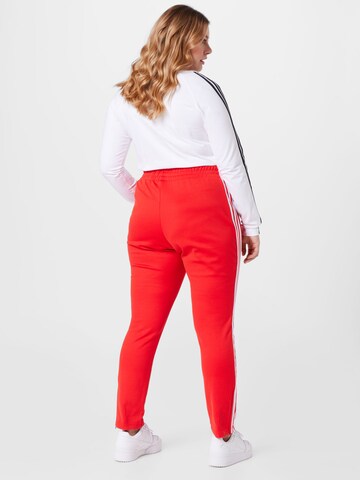 Coupe slim Pantalon ADIDAS ORIGINALS en rouge