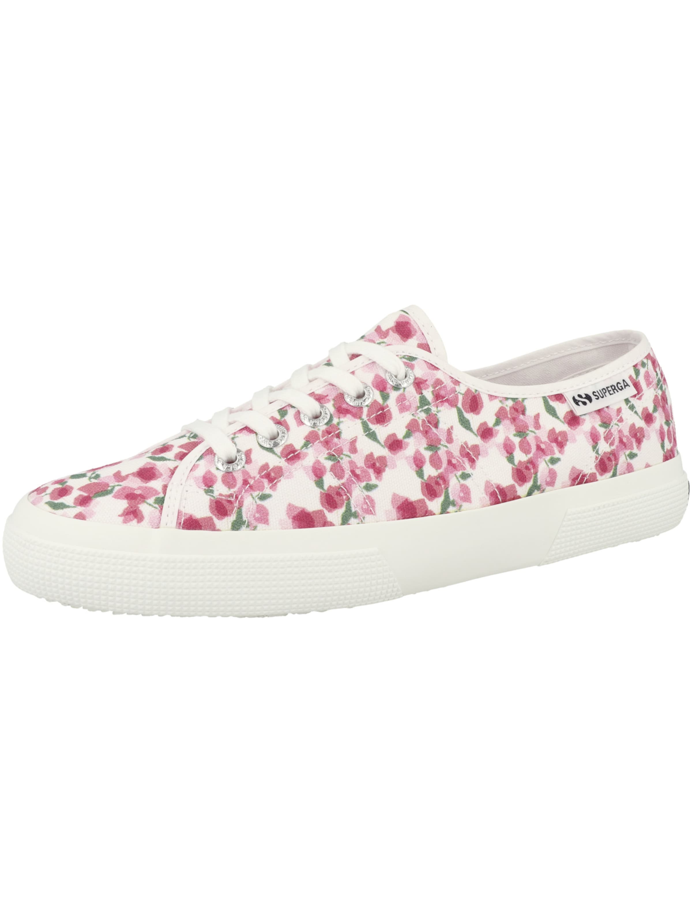 Baskets basses '3750 Bouganvillea' SUPERGA en blanc : devant