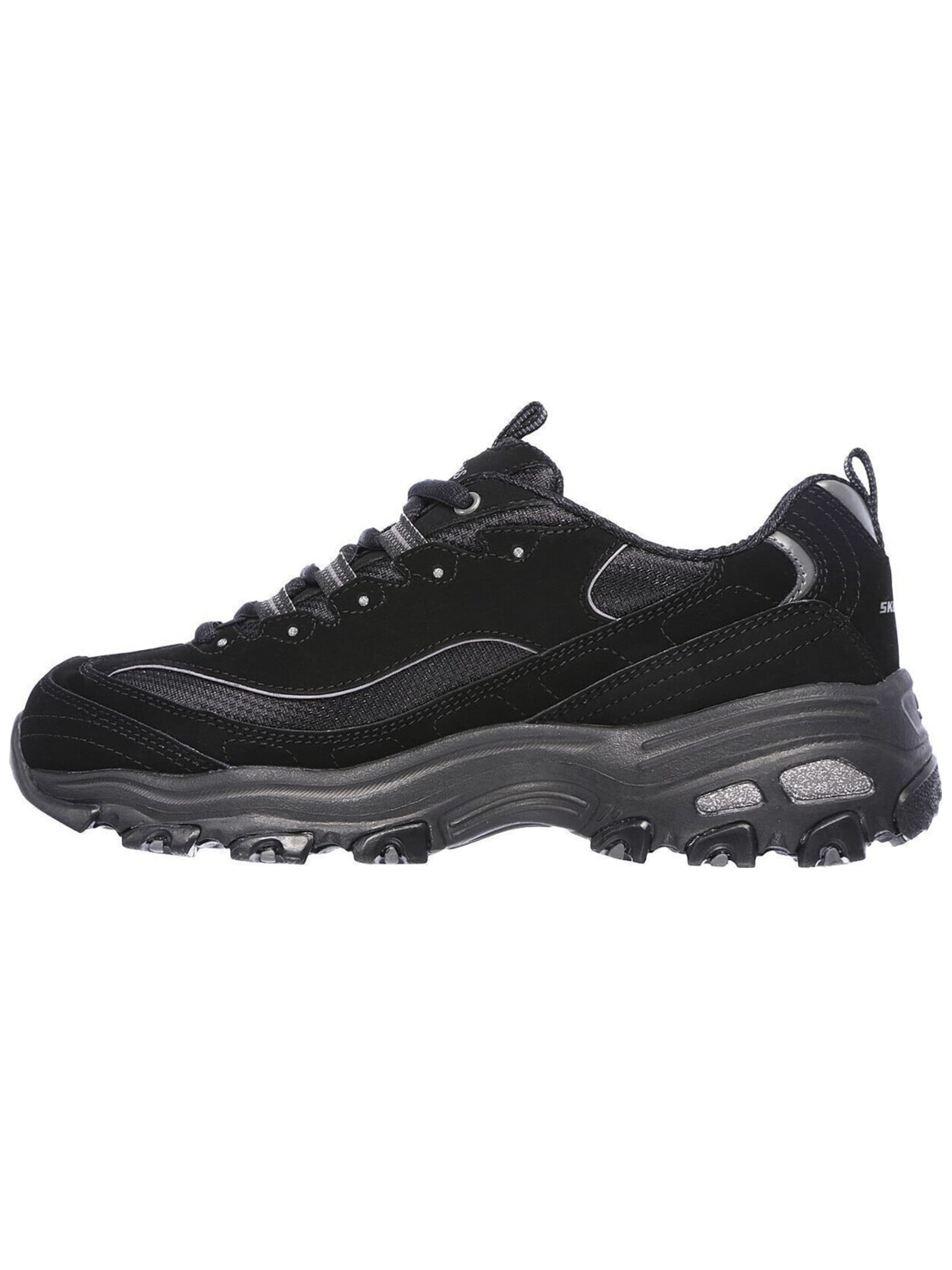 SKECHERS Sportschoen 'D'Lites Biggest Fan' in Zwart