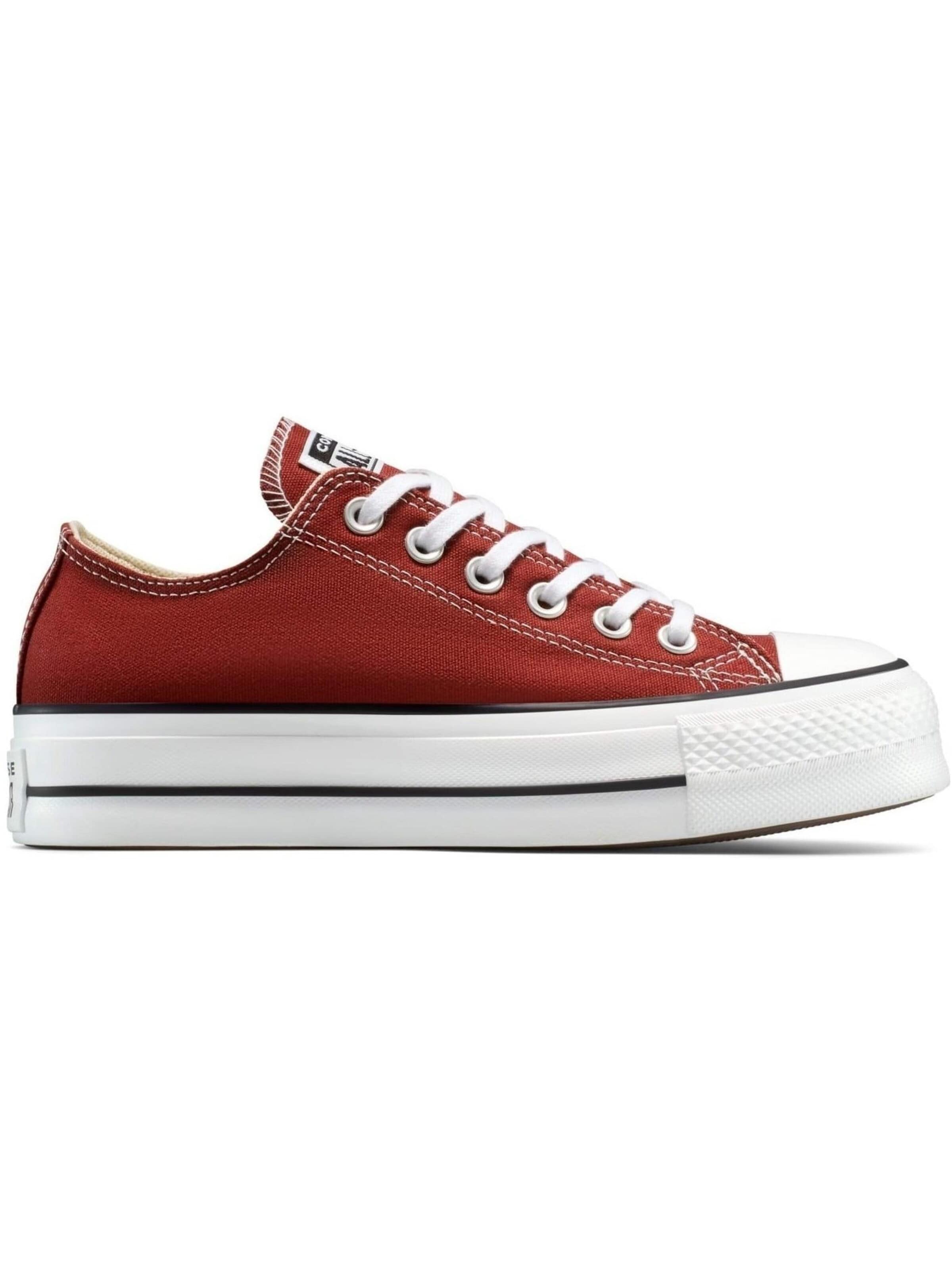 CONVERSE Sneaker low 'Converse Chuck Taylor As Lift' in Rot