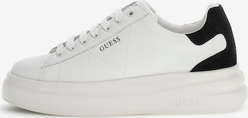 GUESS Низкие кроссовки 'Elbina' в Белый: спереди