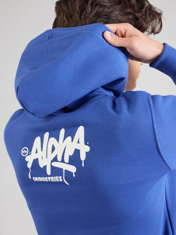 ALPHA INDUSTRIES Majica | modra barva