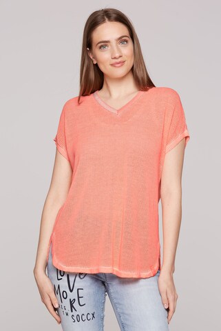 Soccx Pullover in Orange: Vorderseite