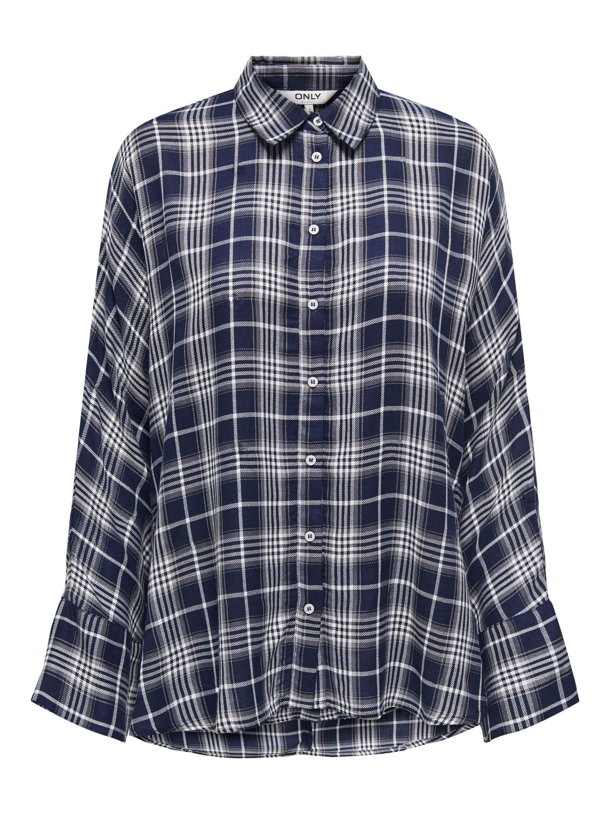 ONLY Blouse 'ONLGrace' in Blue / White, Item view