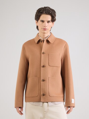 Calvin Klein Tussenjas in Beige: voorkant