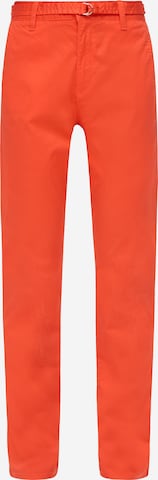 Regular Pantalon chino s.Oliver en orange : devant