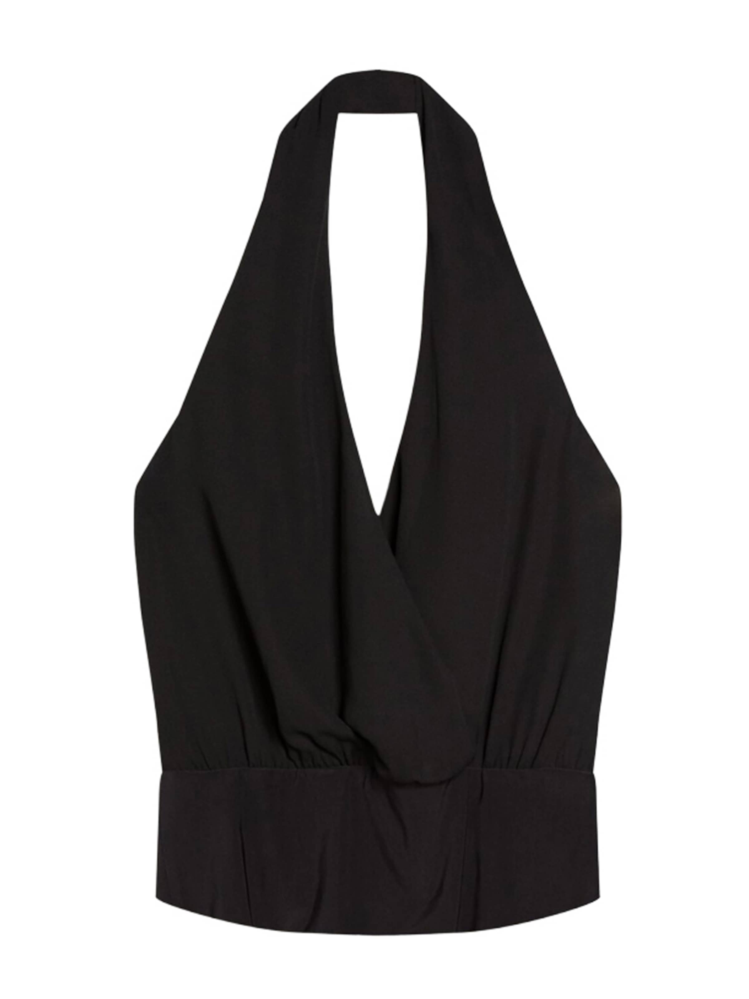 Bershka Top in Schwarz: Vorderseite