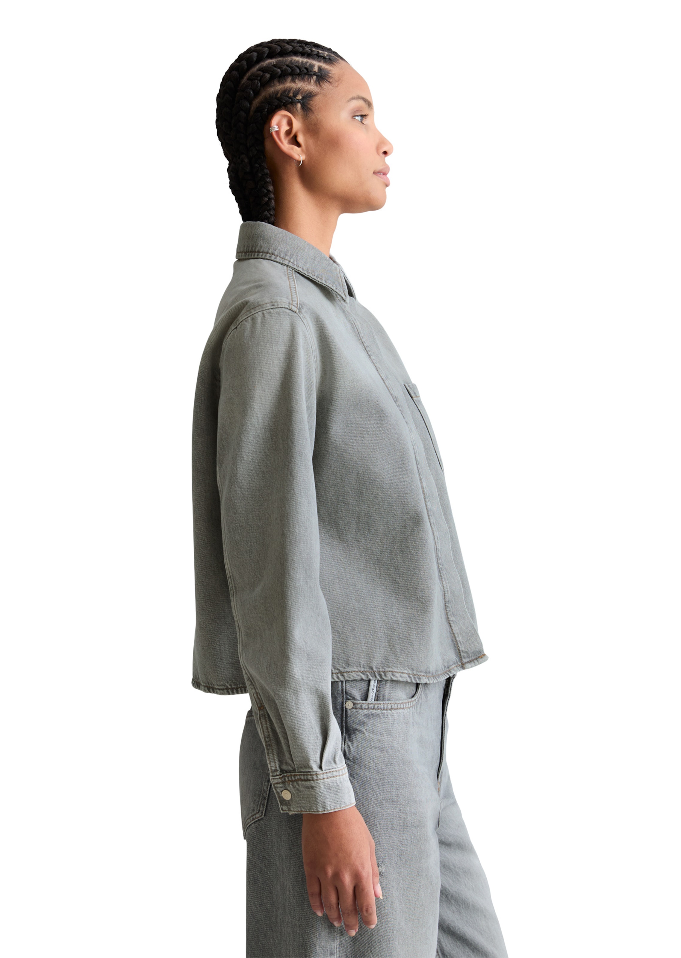 Marc O'Polo DENIM Blouse in Grijs