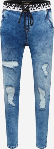 SikSilk Jeans in Blau: front