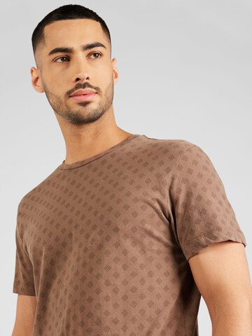 T-Shirt BLEND en marron