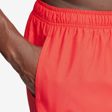 ADIDAS PERFORMANCE Athletic Swim Trunks 'Essential' in Red