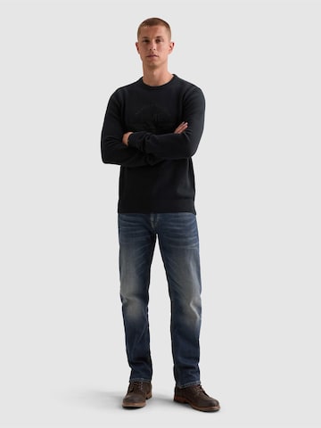 Pull-over 'Pullover with crewneck and artwork' PME Legend en bleu