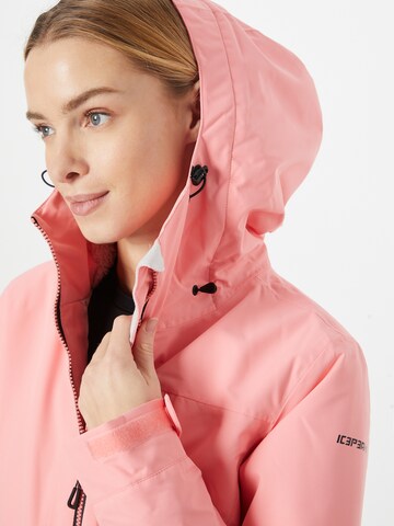 ICEPEAK Outdoorjas 'CATHAY' in Roze