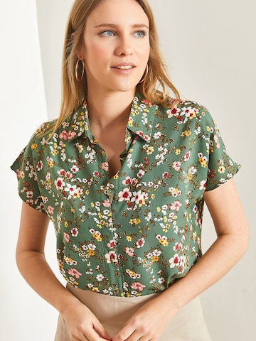 Bianco Lucci Блузка в Зеленый: спереди