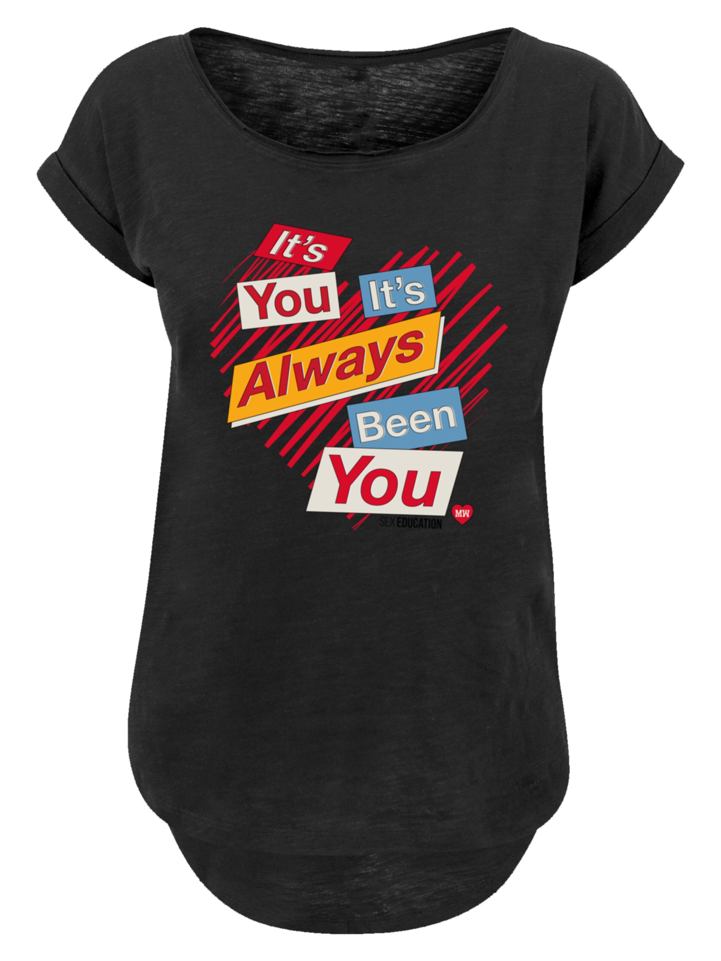 T-shirt 'Sex Education It's Always You Netflix TV Series' F4NT4STIC en noir : devant