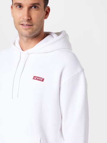 LEVI'S ® - Sweatshirt 'Relaxed Baby Tab Hoodie' em branco