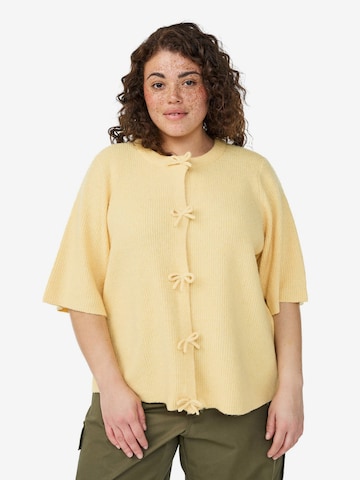 ZizziKardigan 'Casunny' - žuta boja: prednji dio