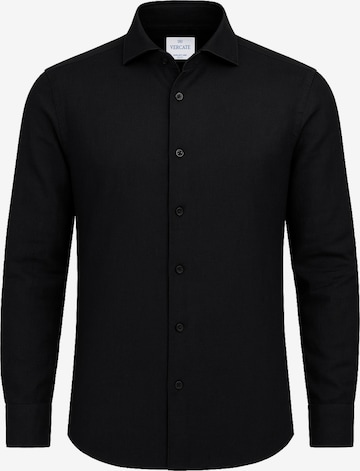 Chemise business 'No. 35' Vercate en noir : devant