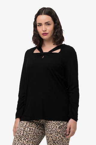 Ulla Popken Shirt in Schwarz: predná strana