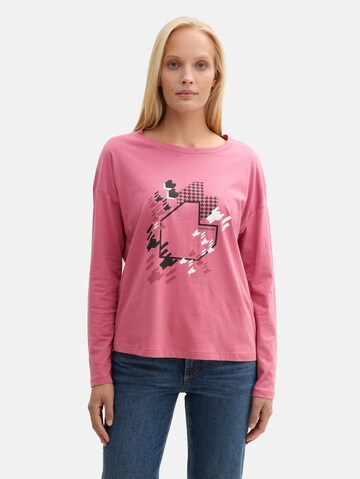 TOM TAILOR Shirt in Pink: front