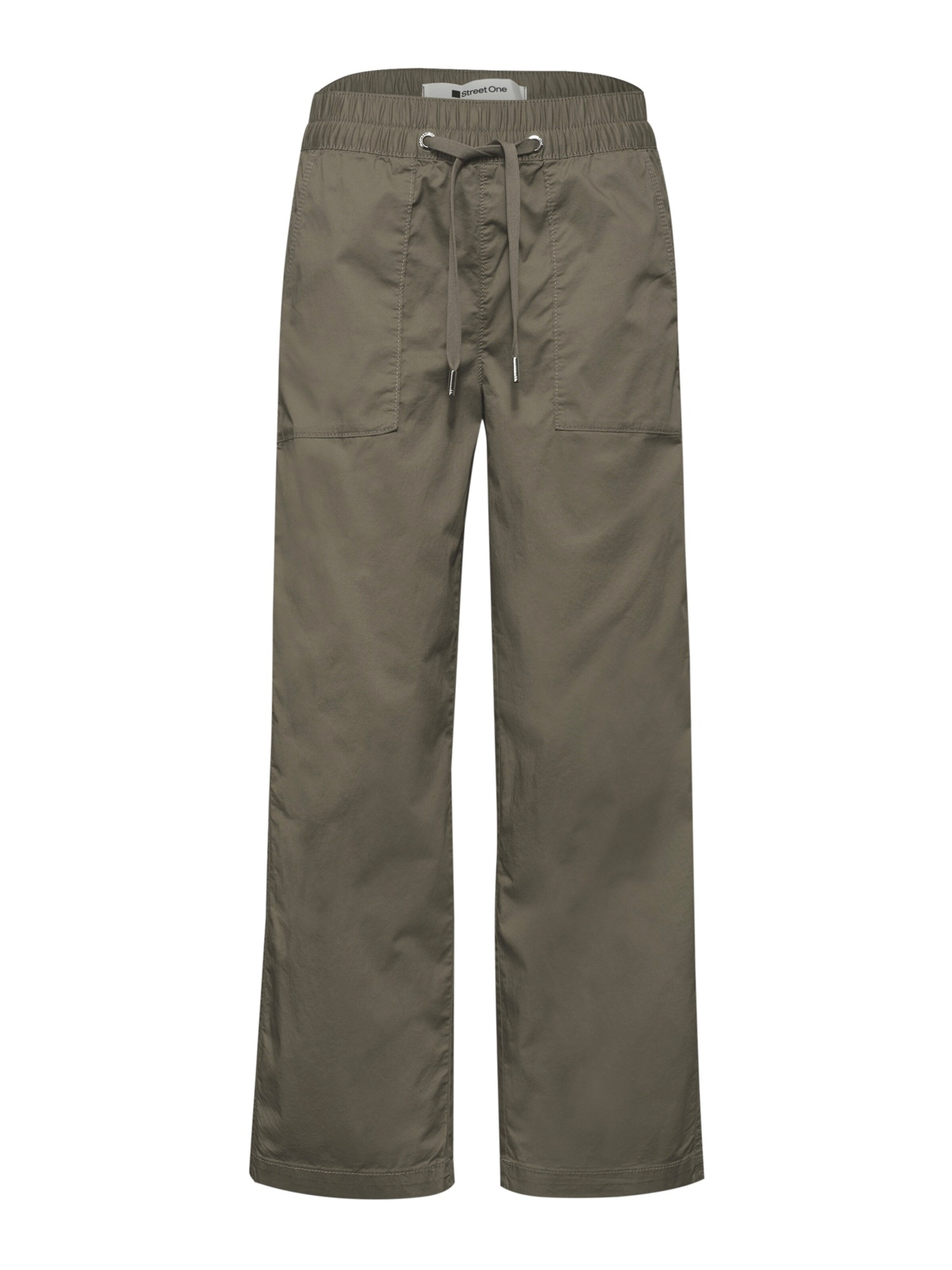 STREET ONE Nadrág - zöld: elől