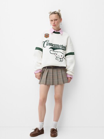 Bershka Sweatshirt in Wit
