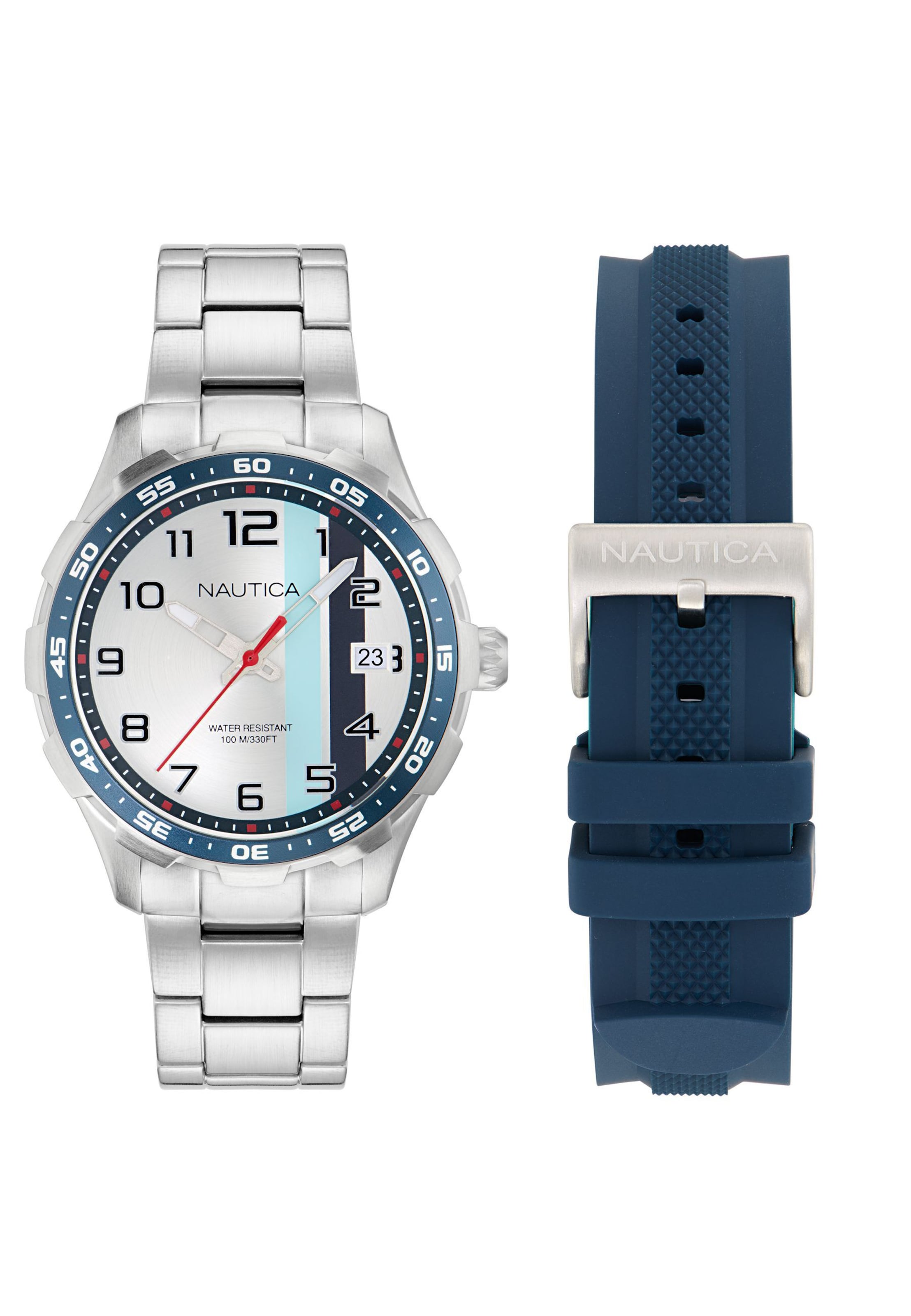NAUTICA Analoog horloge in Goud: voorkant