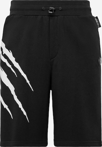 Plein Sport - regular Pantalón deportivo en negro: frente