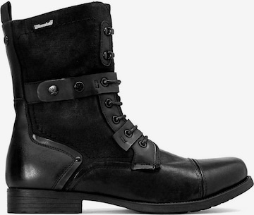 Kazar Lace-Up Boots in Black