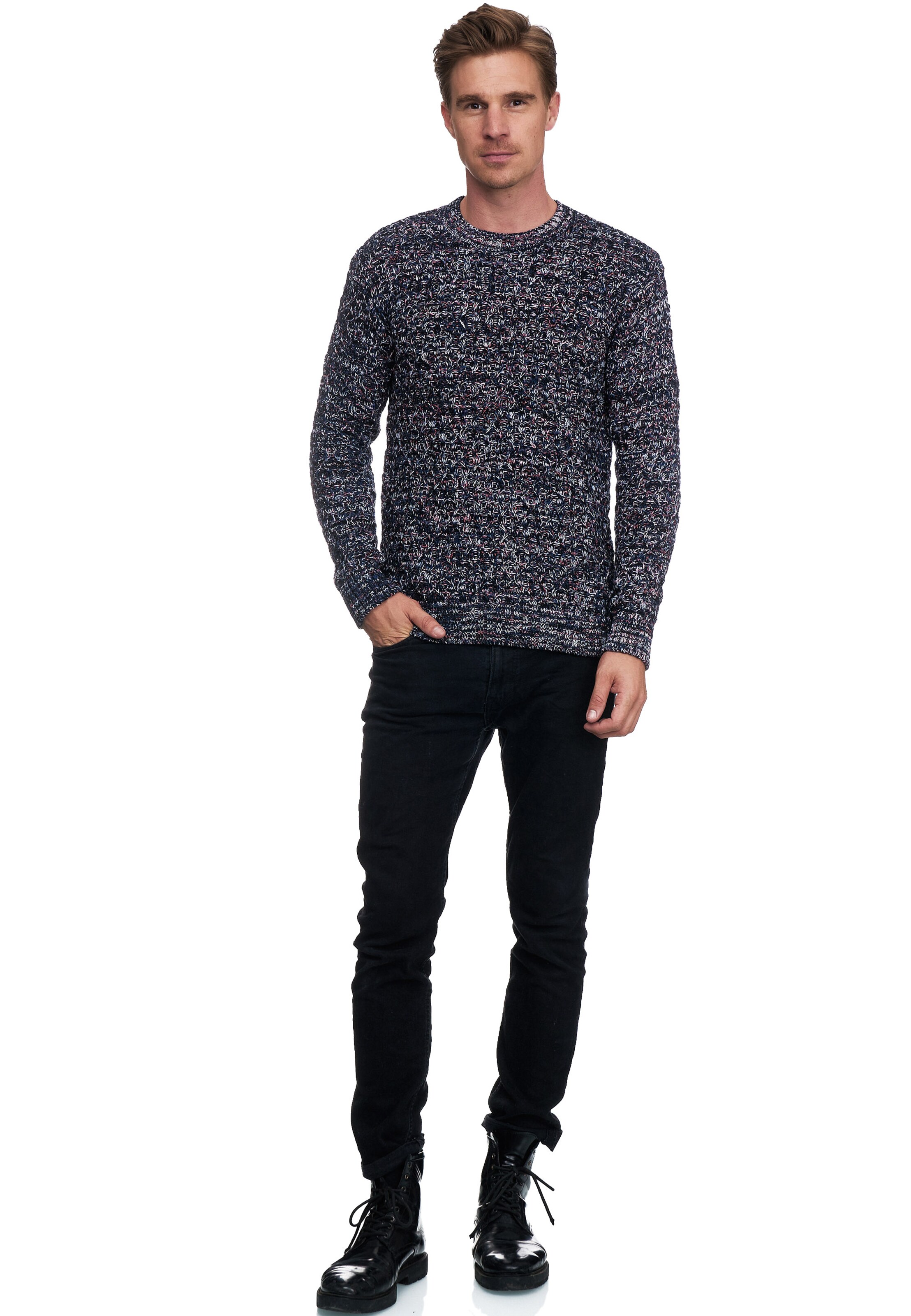 Rusty Neal Pullover in Blau