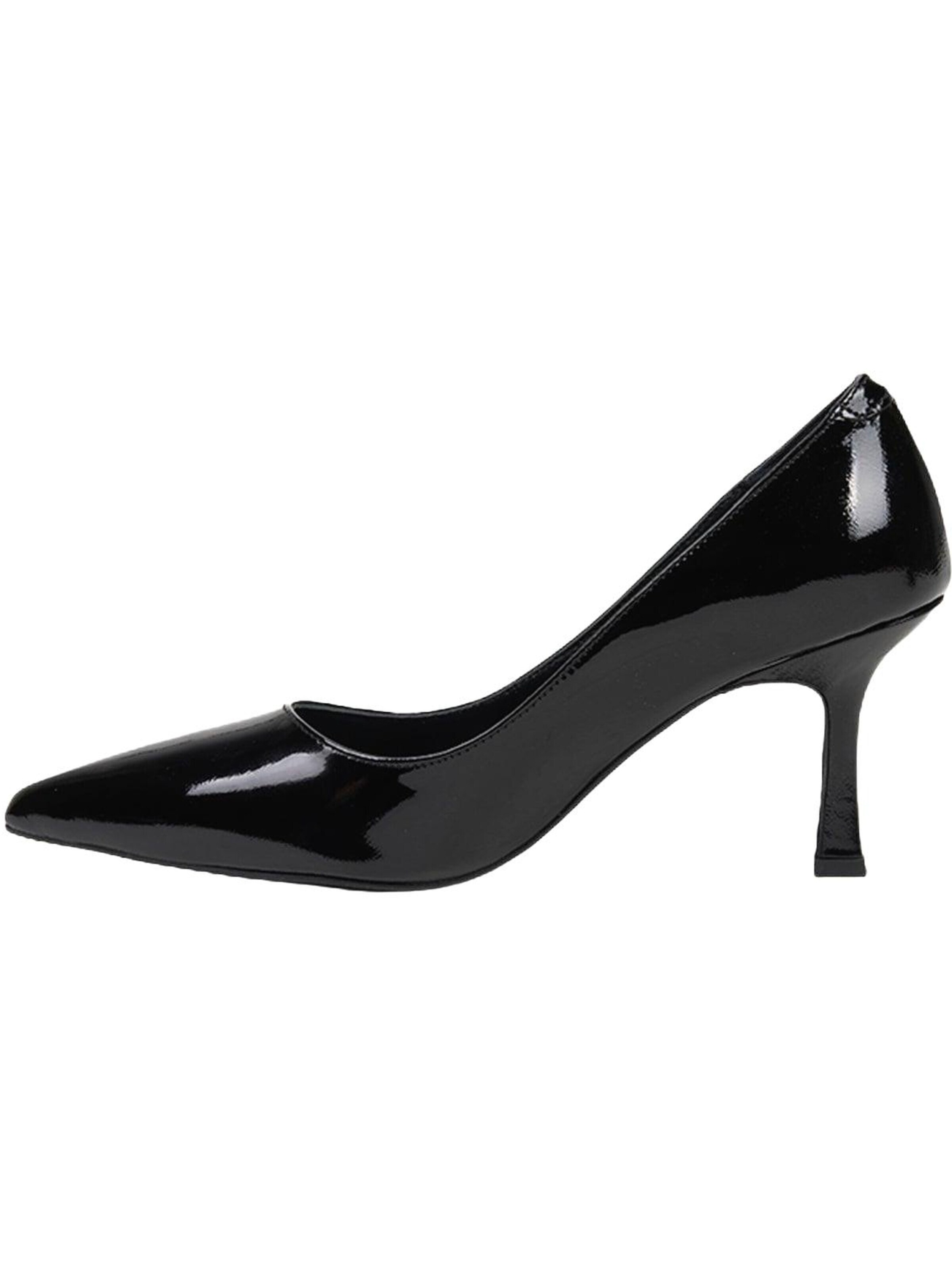 Desa Pumps 'Spitz zulaufender Stiletto' in Black: front