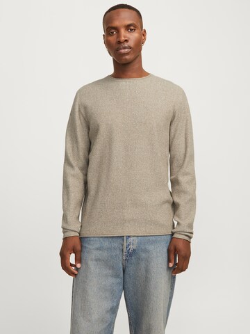 JACK & JONES Sweater 'JJECooper' in Grey: front