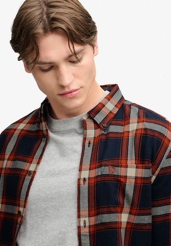 Superdry & Co Regular fit Overhemd in Blauw