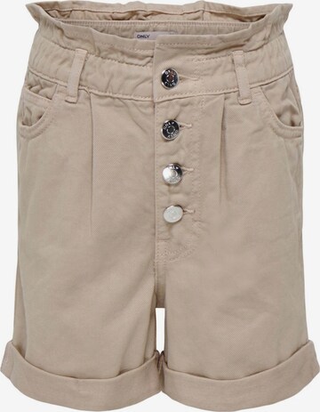 KIDS ONLY Regular Broek in Beige: voorkant