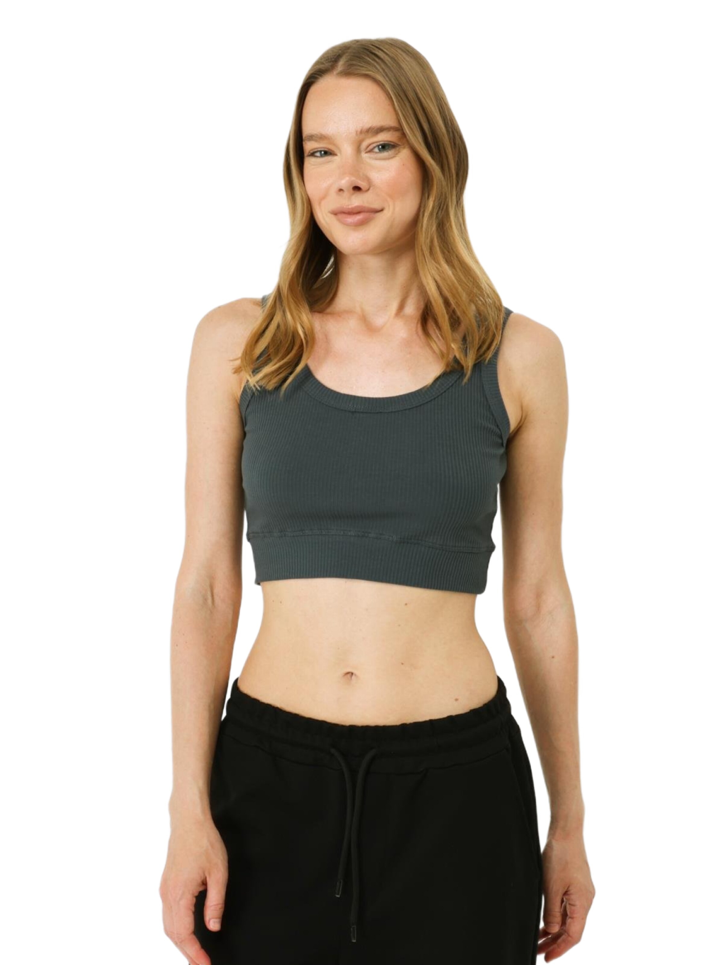 C&City Top in Green: front