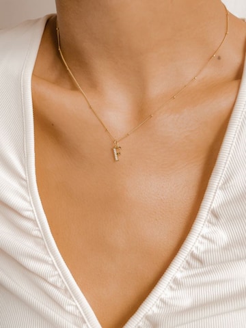 Hey Happiness - Cadena 'Letter F' en oro