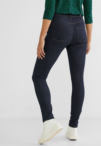 STREET ONE Slimfit Jeans 'York' i blå