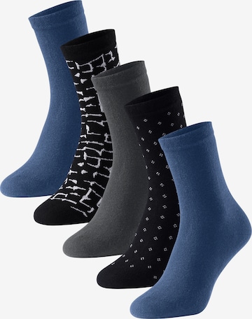 SCHIESSER Socks 'Bluebird' in Blue: front