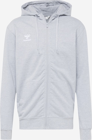 Veste de survêtement 'GO 2.0' Hummel en gris : devant