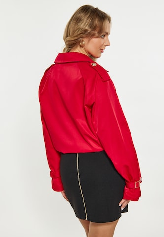 faina Between-Season Jacket in Red