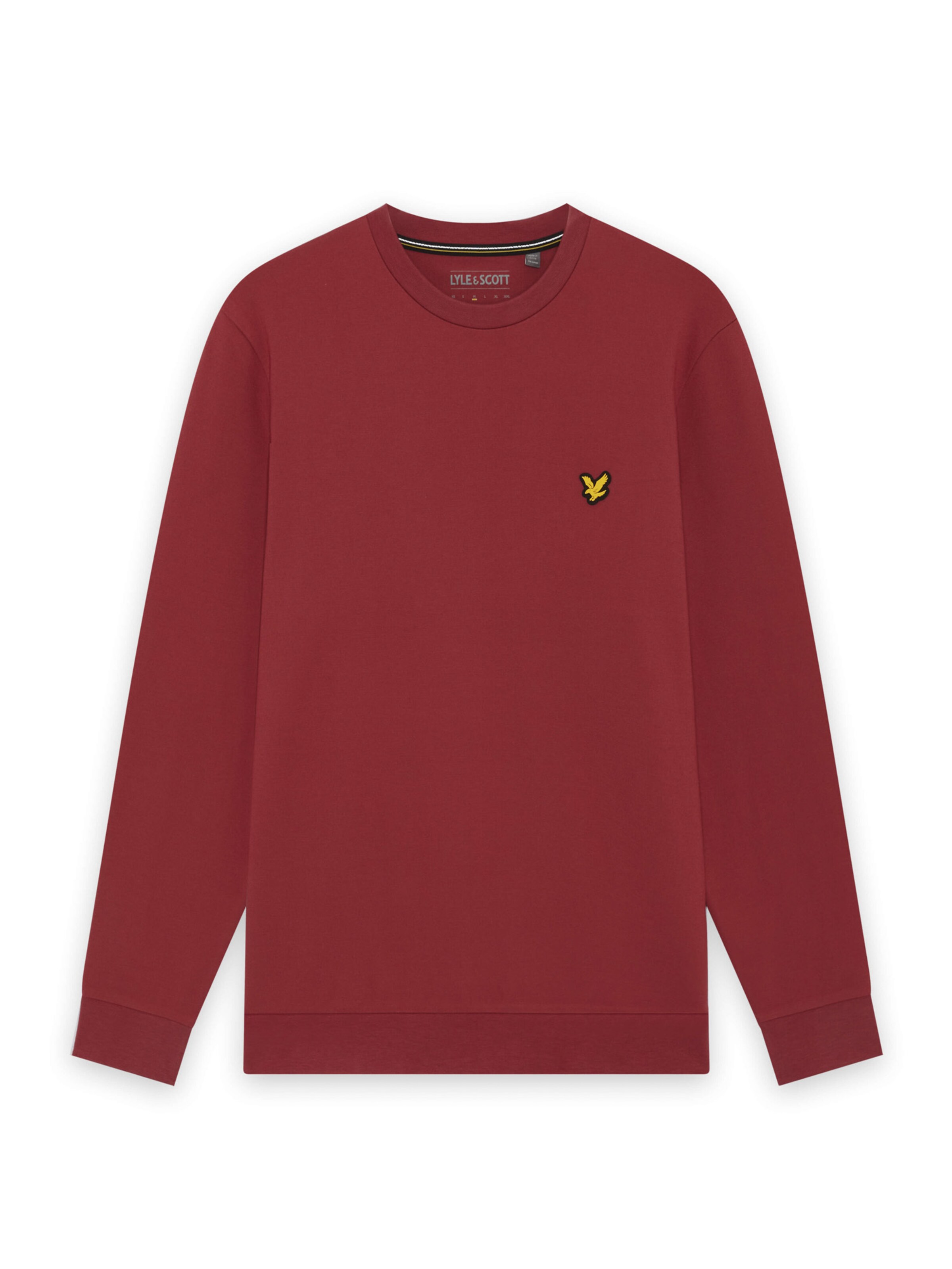 Lyle & Scott Sweat-shirt en rouge, Vue avec produit