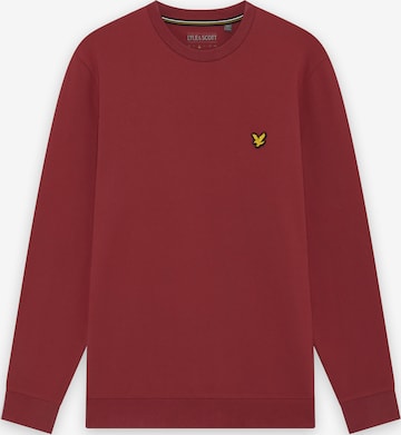 Sweat-shirt Lyle & Scott en rouge : devant