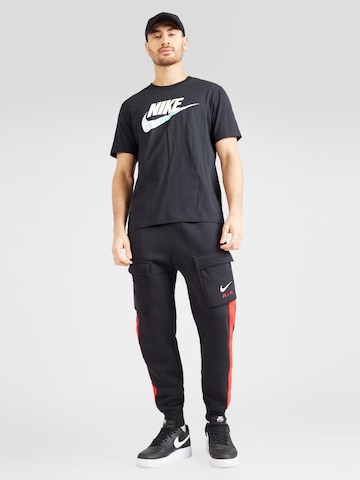 Nike Sportswear - Tapered Calças cargo 'AIR' em preto