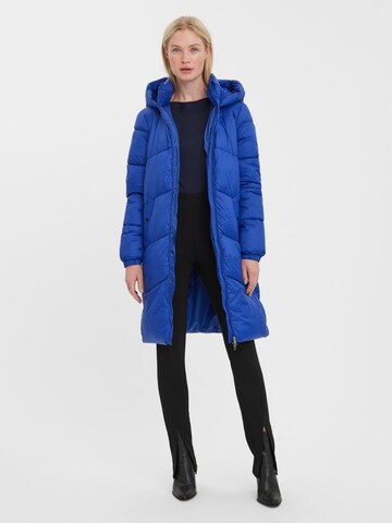 VERO MODA Winter Coat 'Uppsala' in Blue