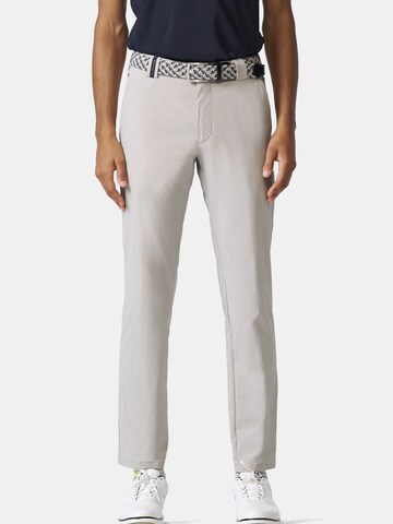 MEYER Regular Chino Pants 'Golf Microfancy' in Beige: front